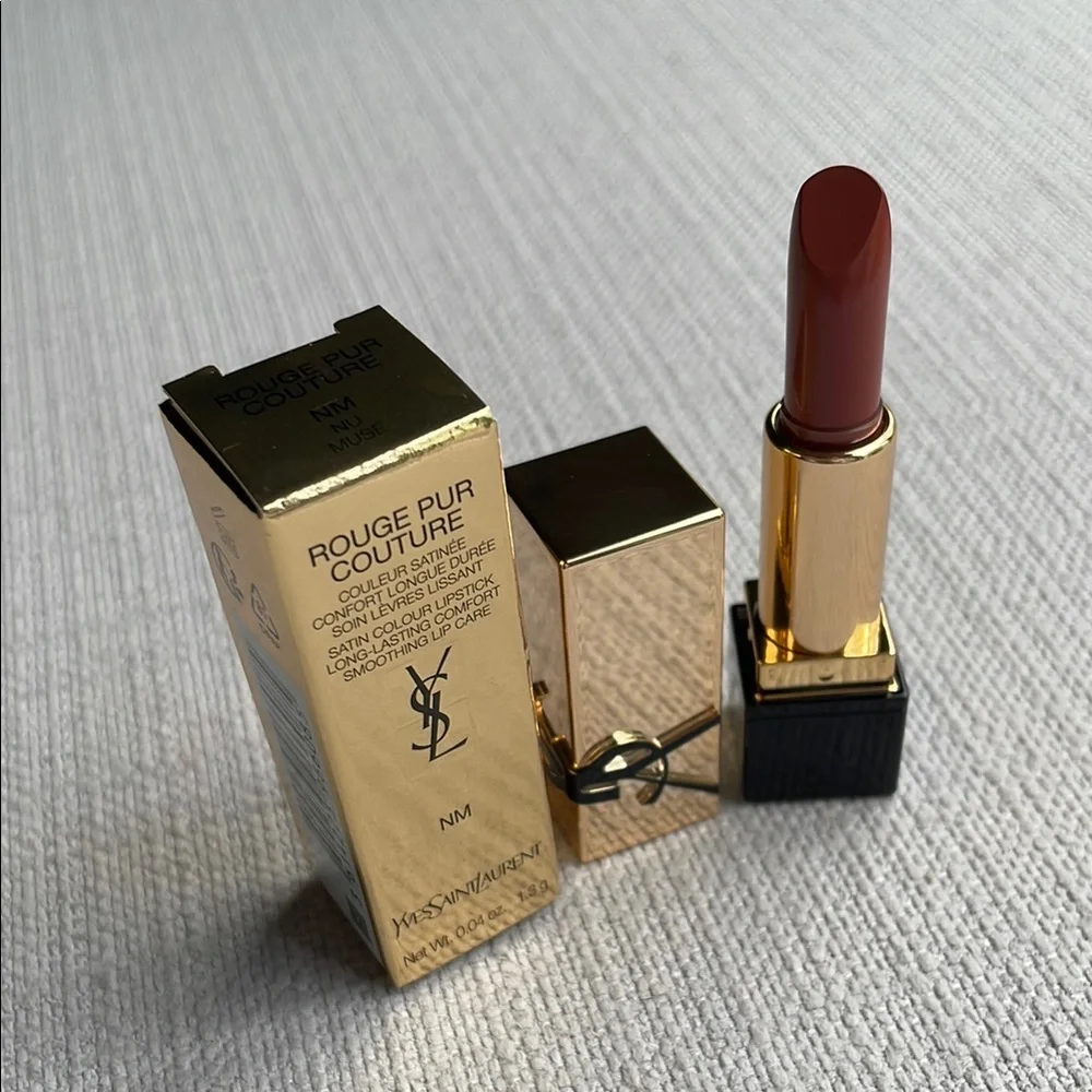 Yves Saint Laurent Rouge Pur Couture Caring Satin Lipstick Mini - nu muse